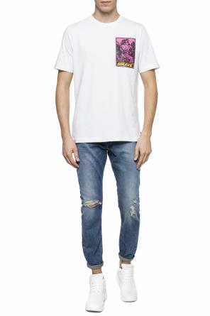 T-shirt with a print and inscription, zdjęcie 2 T-shirt with a print and inscription od Diesel